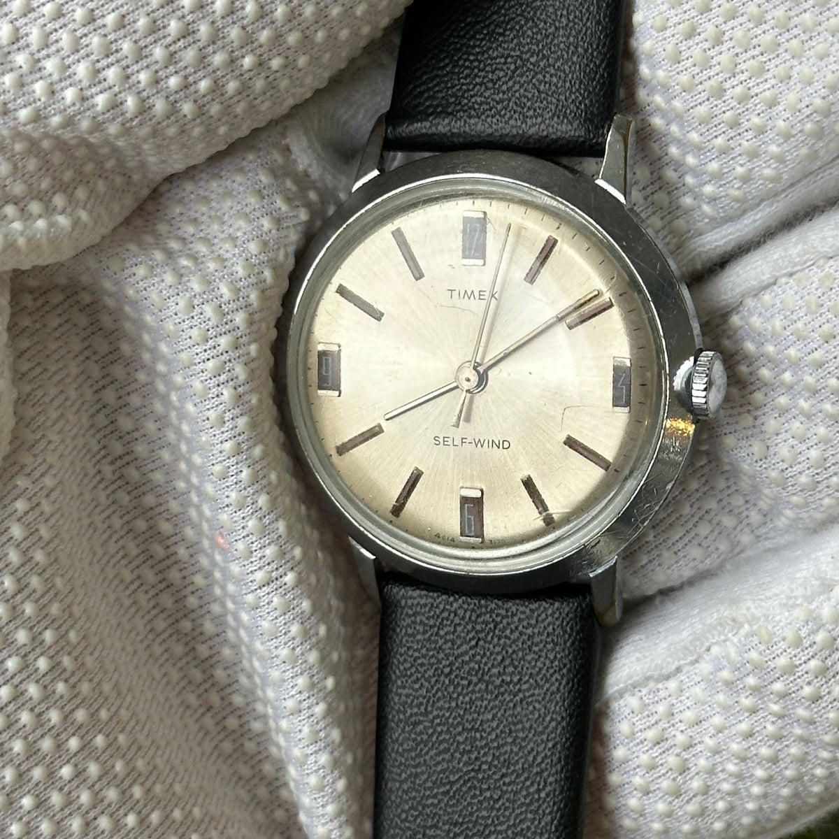 Reloj Timex Viscount Hombre Self-Wind Automático Sunburst Hecho en 1970 MUY ESCASO