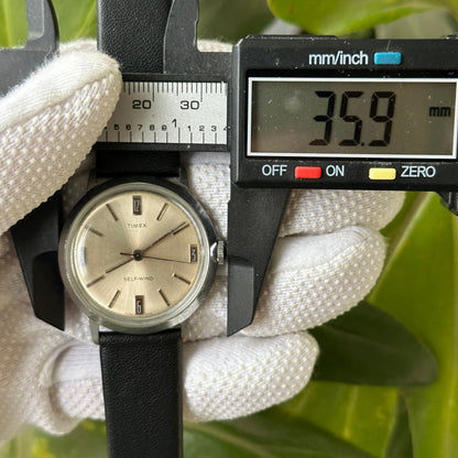 Reloj Timex Viscount Hombre Self-Wind Automático Sunburst Hecho en 1970 MUY ESCASO