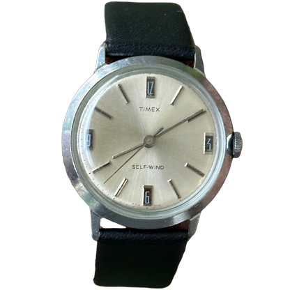 Reloj Timex Viscount Hombre Self-Wind Automático Sunburst Hecho en 1970 MUY ESCASO