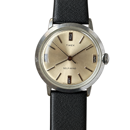 Reloj Timex Viscount Hombre Self-Wind Automático Sunburst Hecho en 1970 MUY ESCASO