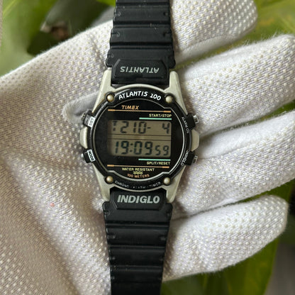 Reloj Timex Hombre Atlantis Indiglo Digital Ago.1994 emblemático más de 30 años 