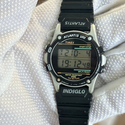 Reloj Timex Hombre Atlantis Indiglo Digital Ago.1994 emblemático más de 30 años 