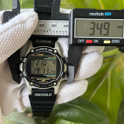 Reloj Timex Hombre Atlantis Indiglo Digital Ago.1994 emblemático más de 30 años 