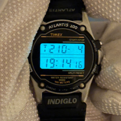 Reloj Timex Hombre Atlantis Indiglo Digital Ago.1994 emblemático más de 30 años 