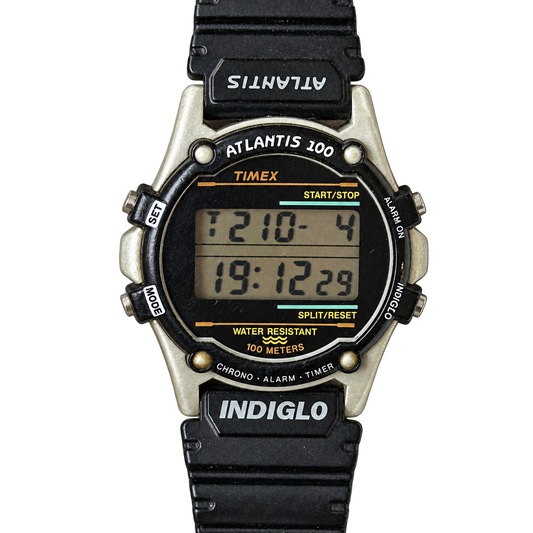 Reloj Timex Hombre Atlantis Indiglo Digital Ago.1994 emblemático más de 30 años 