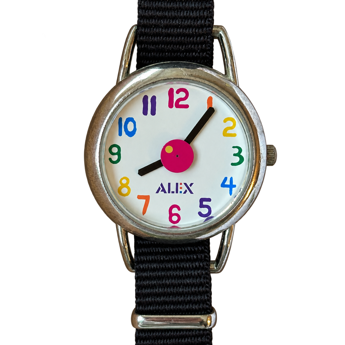 Reloj ALEX Watch It! Mujer Multicolor con Segundero de Disco Central 2006 Notable Estética ÚNICO