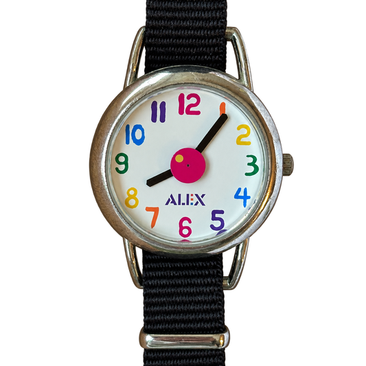 Reloj ALEX Watch It! Mujer Multicolor con Segundero de Disco Central 2006 Notable Estética ÚNICO