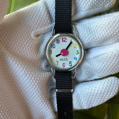Reloj ALEX Watch It! Mujer Multicolor con Segundero de Disco Central 2006 Notable Estética ÚNICO