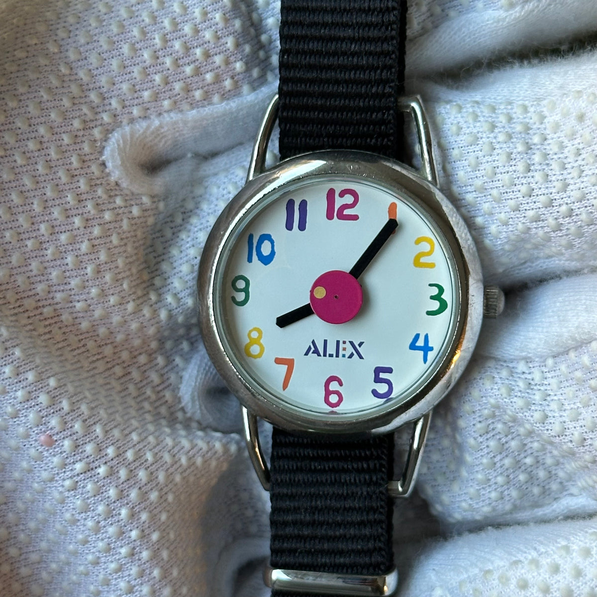 Reloj ALEX Watch It! Mujer Multicolor con Segundero de Disco Central 2006 Notable Estética ÚNICO