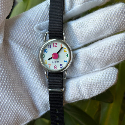 Reloj ALEX Watch It! Mujer Multicolor con Segundero de Disco Central 2006 Notable Estética ÚNICO
