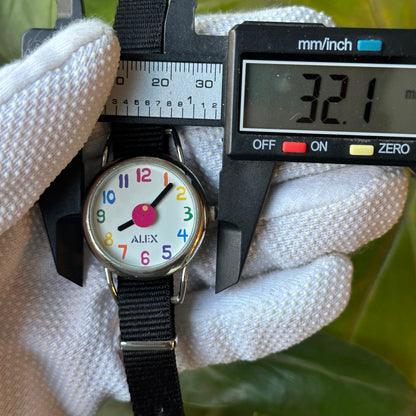 Reloj ALEX Watch It! Mujer Multicolor con Segundero de Disco Central 2006 Notable Estética ÚNICO