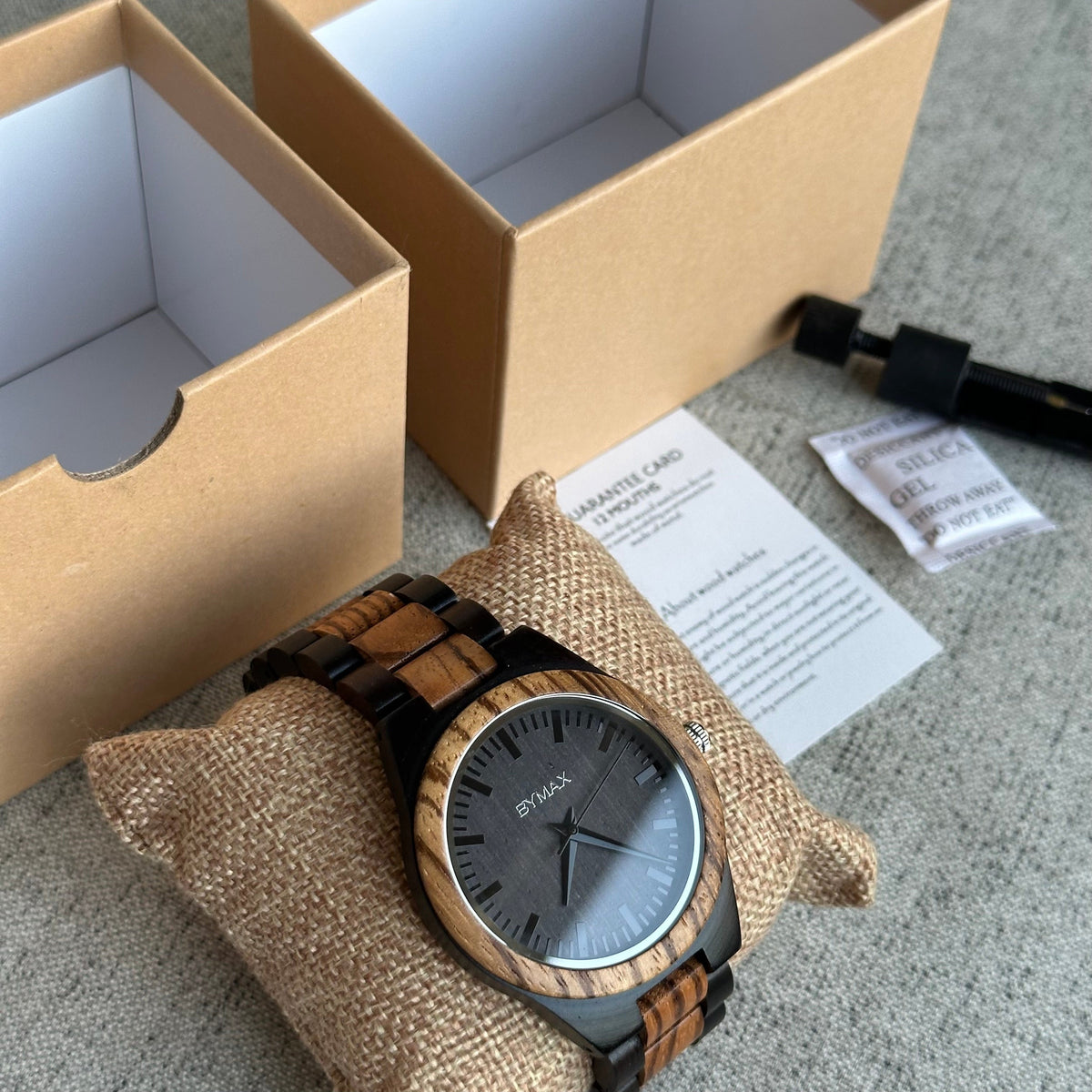 BYMAX Zebra Black Hombre Madera NOS Año 2018 Eco ESCASO