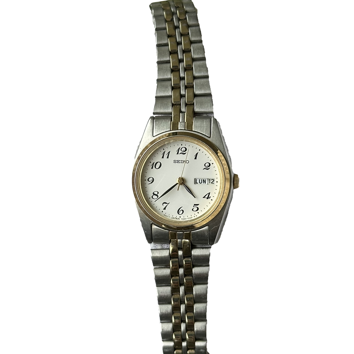 Seiko 7N83-0011 Mujer TwoTone Num. Estilo Breguet Elab. Abril de 1994
