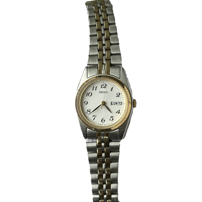 Seiko 7N83-0011 Mujer TwoTone Num. Estilo Breguet Elab. Abril de 1994