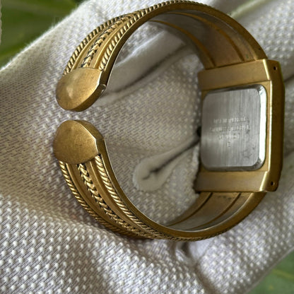 Reloj Joya Premier Designs Brazalete Trenzado Dorado Año 2005