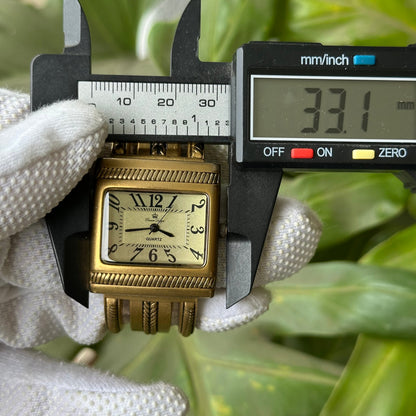 Reloj Joya Premier Designs Brazalete Trenzado Dorado Año 2005
