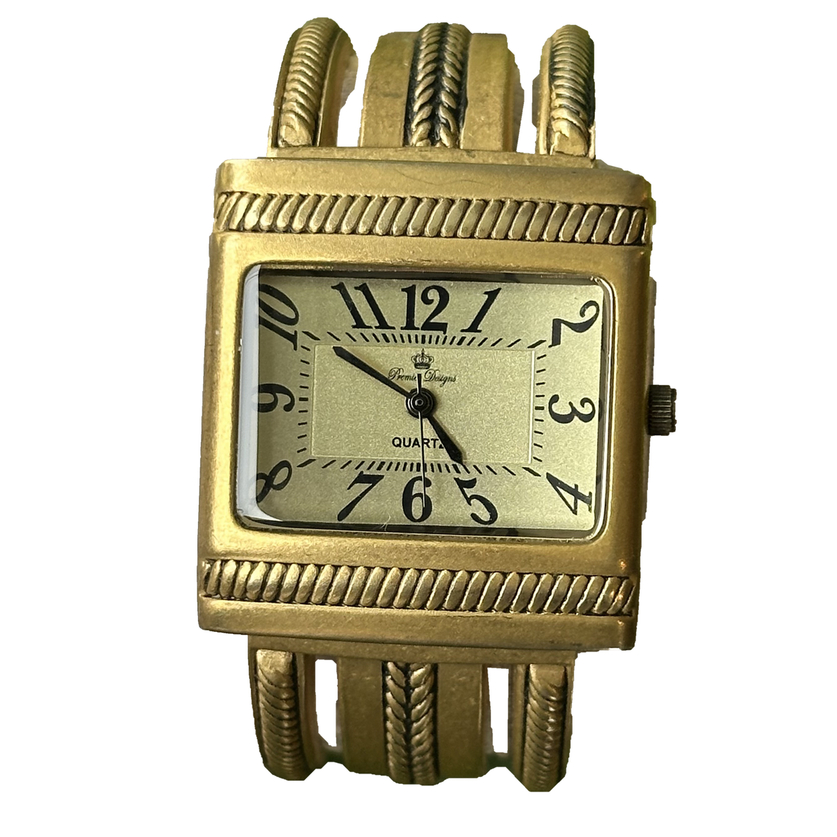 Reloj Joya Premier Designs Brazalete Trenzado Dorado Año 2005