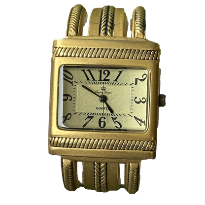 Reloj Joya Premier Designs Brazalete Trenzado Dorado Año 2005