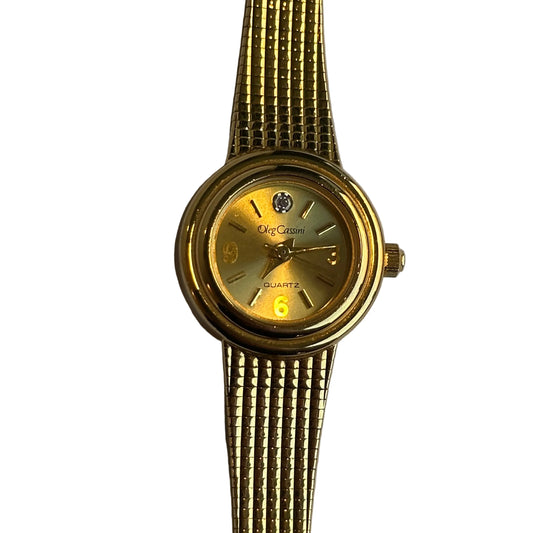 Oleg Cassini Mujer Dorado Sunburst Brazalete Tejido Año 1992 Impecable — IMG_2869.jpeg