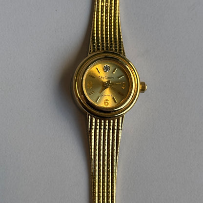 Oleg Cassini Mujer Dorado Sunburst Brazalete Tejido Año 1992 Impecable — IMG_2870.jpeg