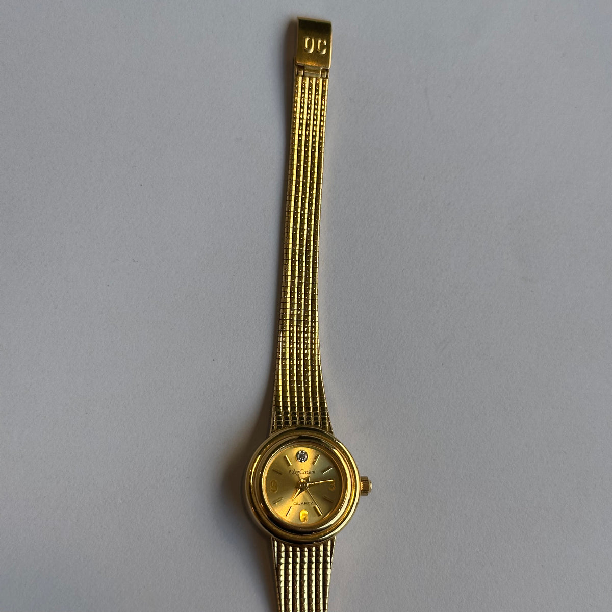 Oleg Cassini Mujer Dorado Sunburst Brazalete Tejido Año 1992 Impecable — IMG_2873.jpeg