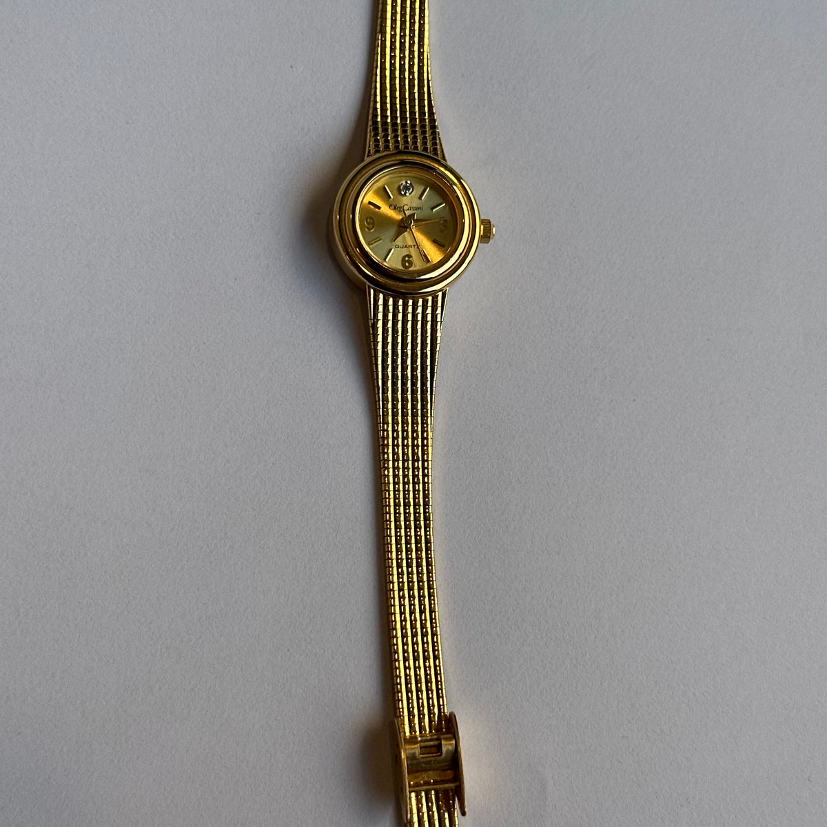 Oleg Cassini Mujer Dorado Sunburst Brazalete Tejido Año 1992 Impecable — IMG_2876.jpeg