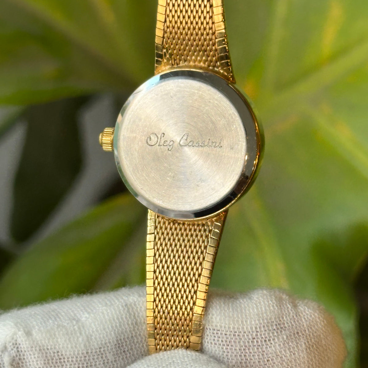 Oleg Cassini Mujer Dorado Sunburst Brazalete Tejido Año 1992 Impecable — IMG_2894.jpeg