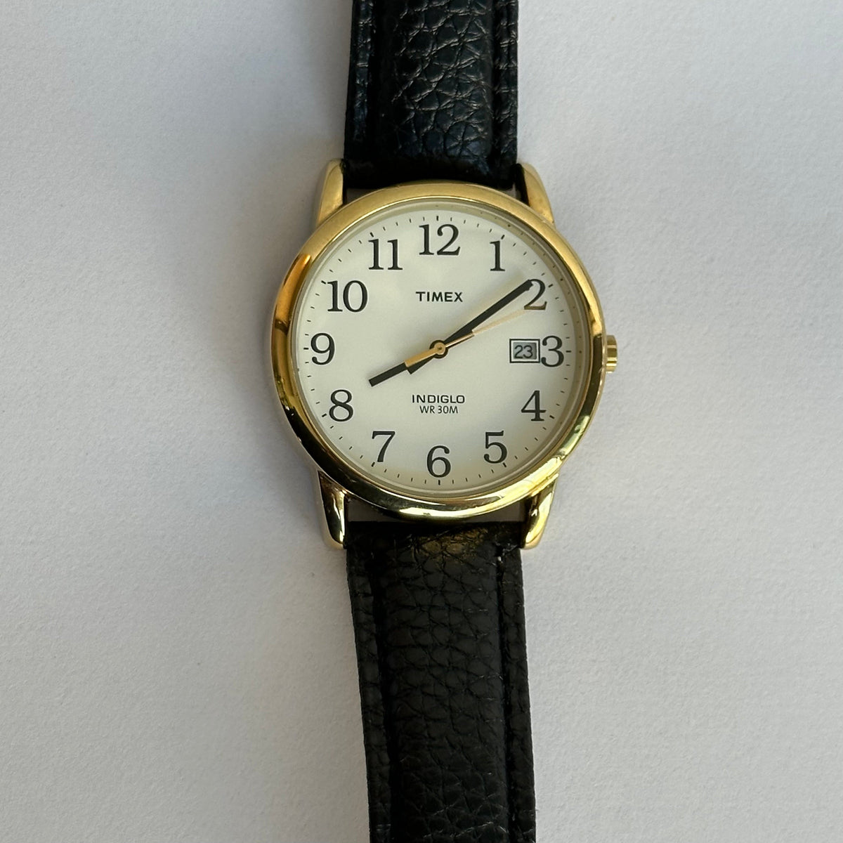 Timex Hombre Easy Reader Dorado Indiglo y Calendario Año 2007 Impecable — IMG_2928.jpeg