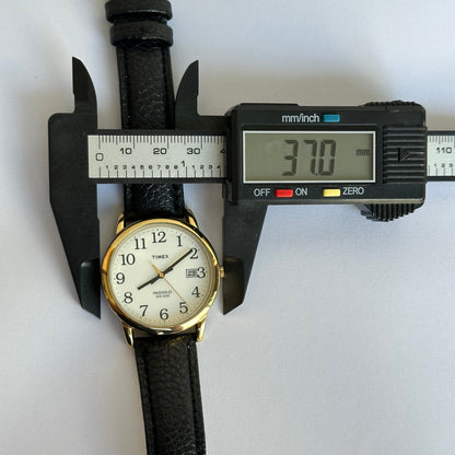 Timex Hombre Easy Reader Dorado Indiglo y Calendario Año 2007 Impecable — IMG_2930.jpeg