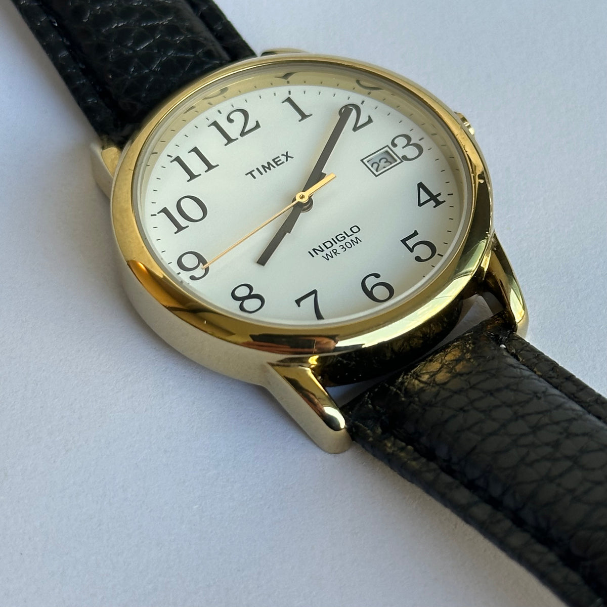 Timex Hombre Easy Reader Dorado Indiglo y Calendario Año 2007 Impecable — IMG_2933.jpeg