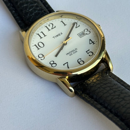Timex Hombre Easy Reader Dorado Indiglo y Calendario Año 2007 Impecable — IMG_2933.jpeg
