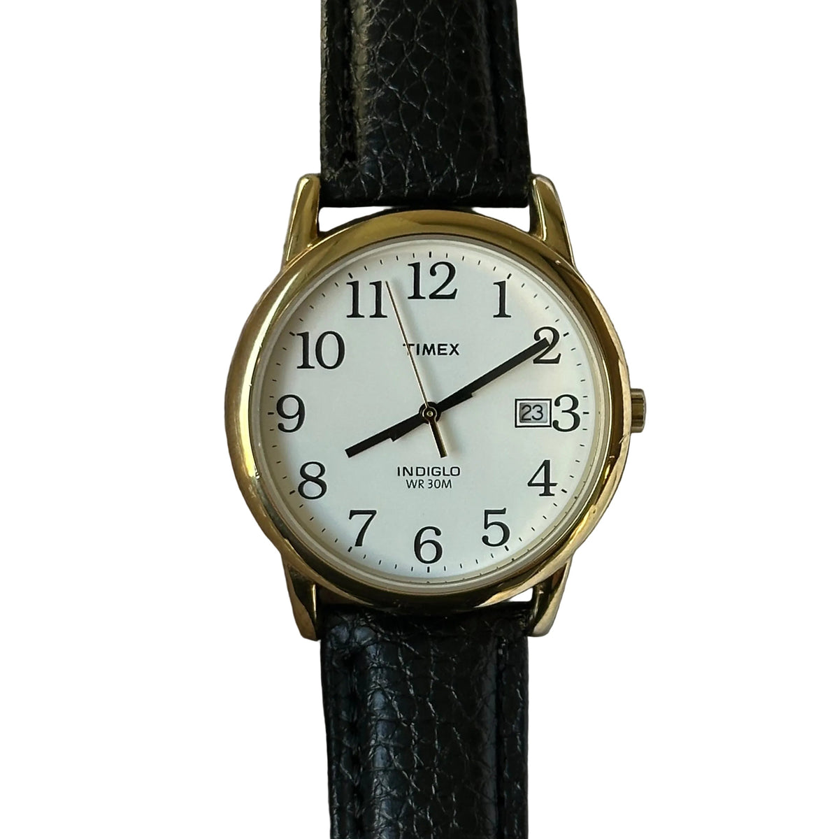 Timex Hombre Easy Reader Dorado Indiglo y Calendario Año 2007 Impecable — IMG_2934.jpeg