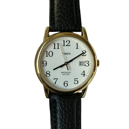 Timex Hombre Easy Reader Dorado Indiglo y Calendario Año 2007 Impecable — IMG_2934.jpeg