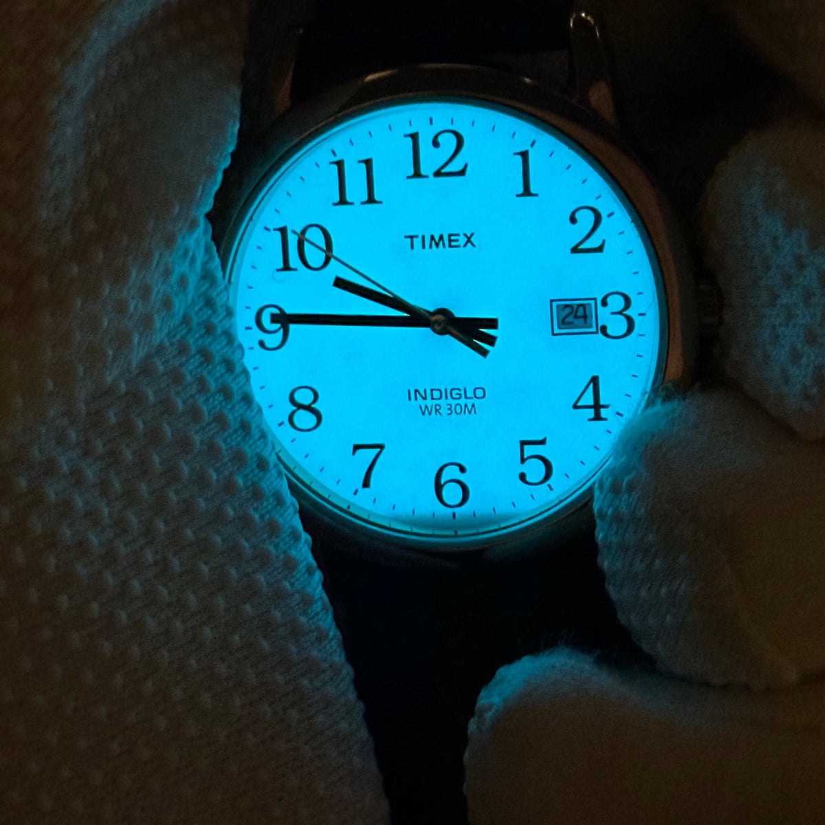 Timex Hombre Easy Reader Dorado Indiglo y Calendario Año 2007 Impecable — IMG_3271.jpeg