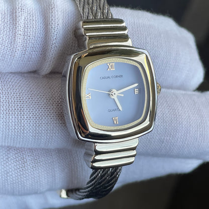 Reloj Joya Casual Corner Mujer Años 2000 Pulsera Cable
