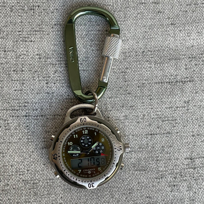 Reloj COLEMAN Ana-Digi Clip Outdoor 2000s Mosquetón Muy Escaso