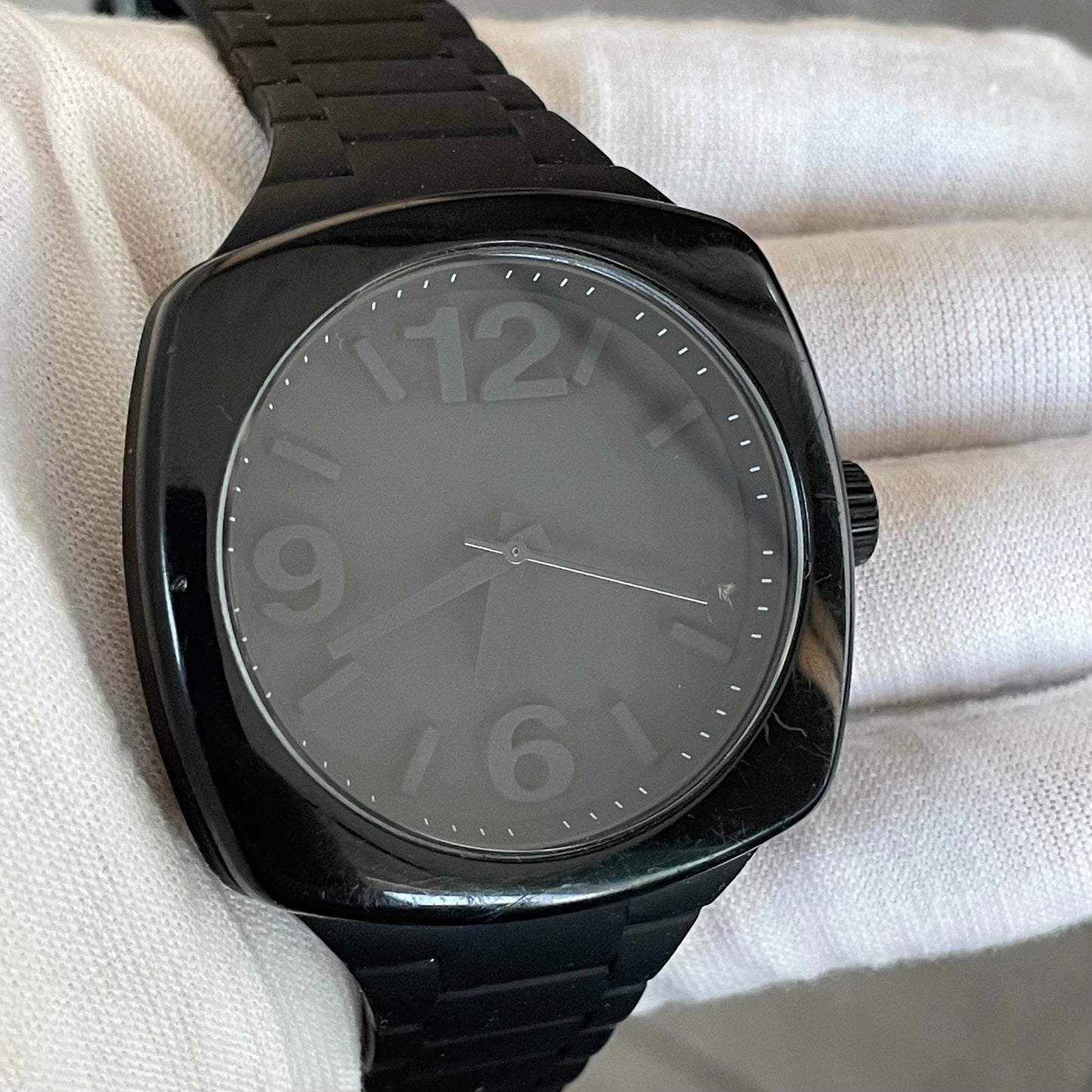 Reloj Nixon The Dial 42mm Negro 2011 Unisex Minimalista