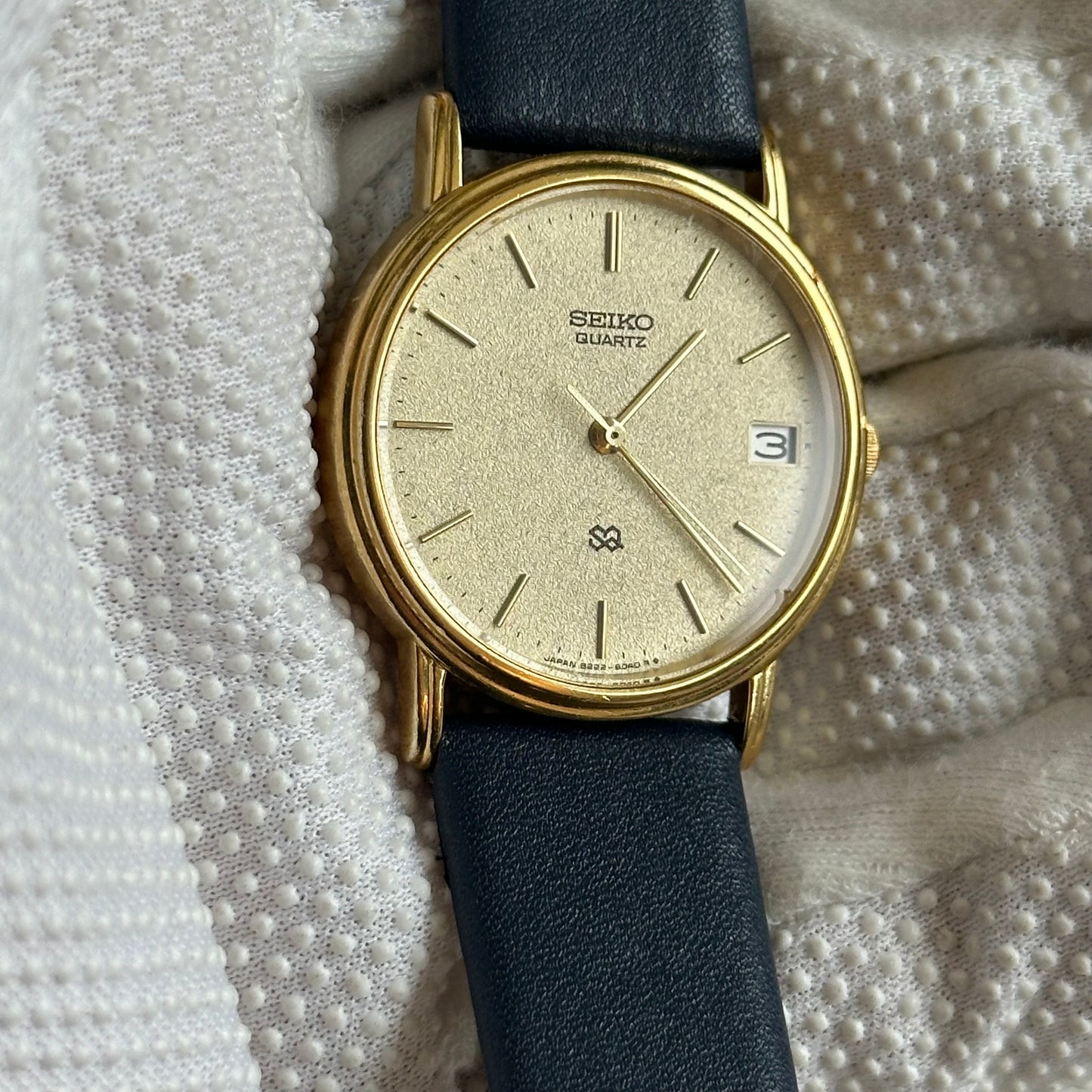 Reloj SEIKO Quartz Dorado Vintage 1991 – 33mm