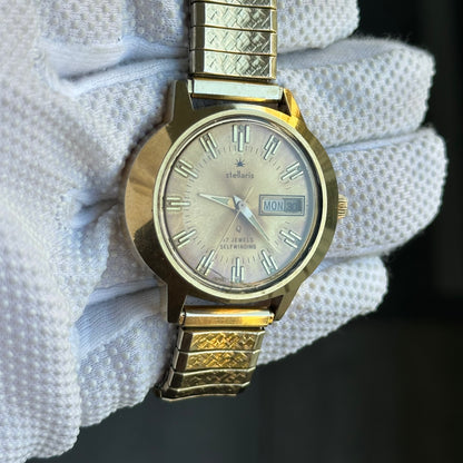 Reloj Stellaris Hombre Automático Año 1974 Daydate Sears