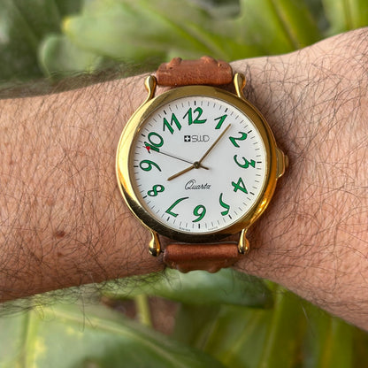 SWD Unisex Swiss Made Números Verdes y Pulsera Original Año 1996 — 1114-IMG_3858.jpeg