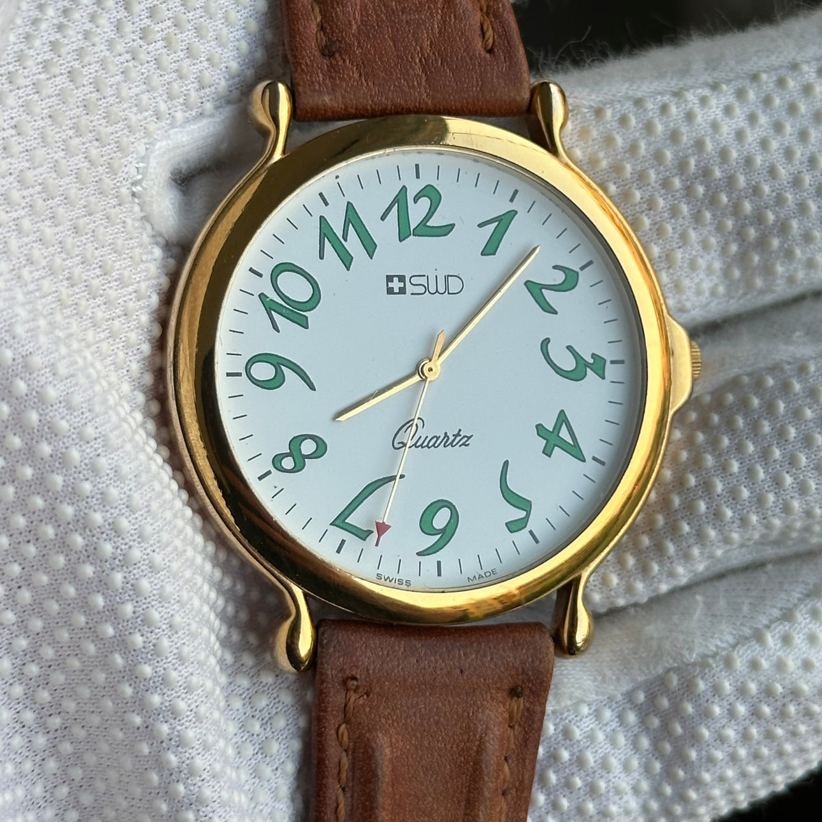 SWD Unisex Swiss Made Números Verdes y Pulsera Original Año 1996 — 1114-IMG_3863.jpeg