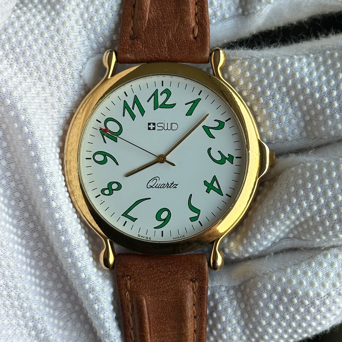 SWD Unisex Swiss Made Números Verdes y Pulsera Original Año 1996 — 1114-IMG_3865.jpeg