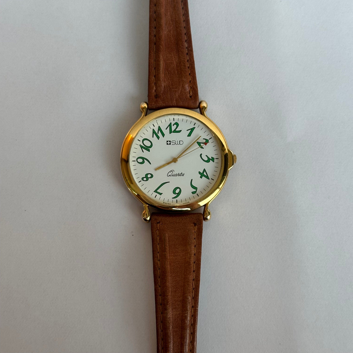 SWD Unisex Swiss Made Números Verdes y Pulsera Original Año 1996 — 1114-IMG_3868.jpeg