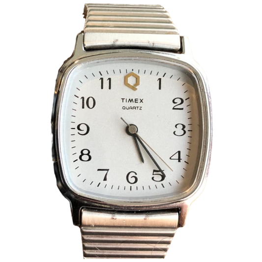 Reloj Timex Vintage Línea Q. 80´s. Correa Spiedel Hombre