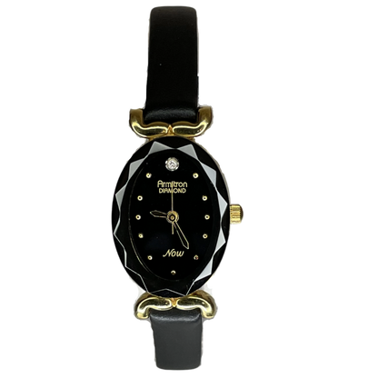 Reloj Armitron Diamond Now 75/3248A Mujer Cristal Facetado IMPECABLE