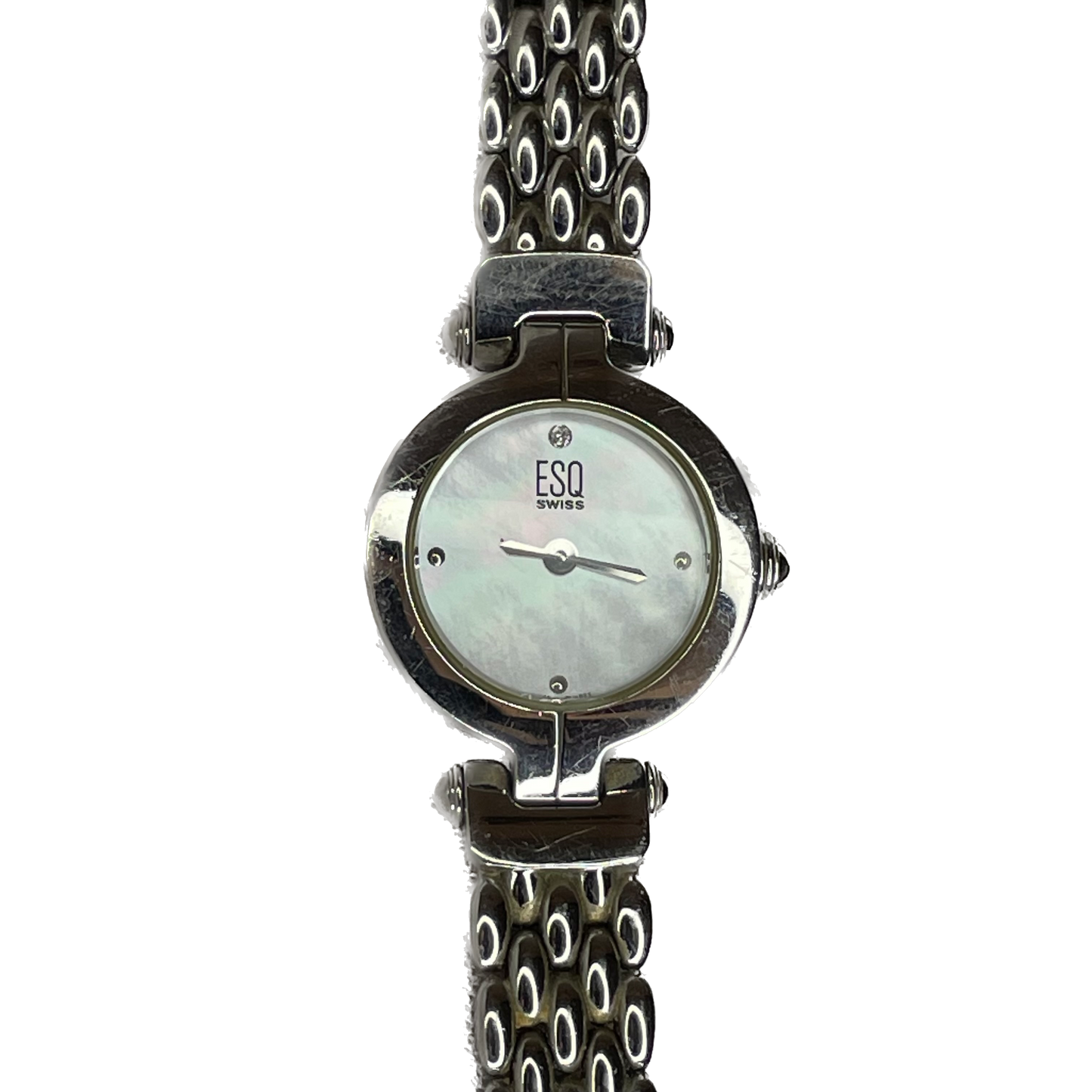 Reloj ESQ by MOVADO Swiss Mujer Madreperla Vintage 2000´s LEER