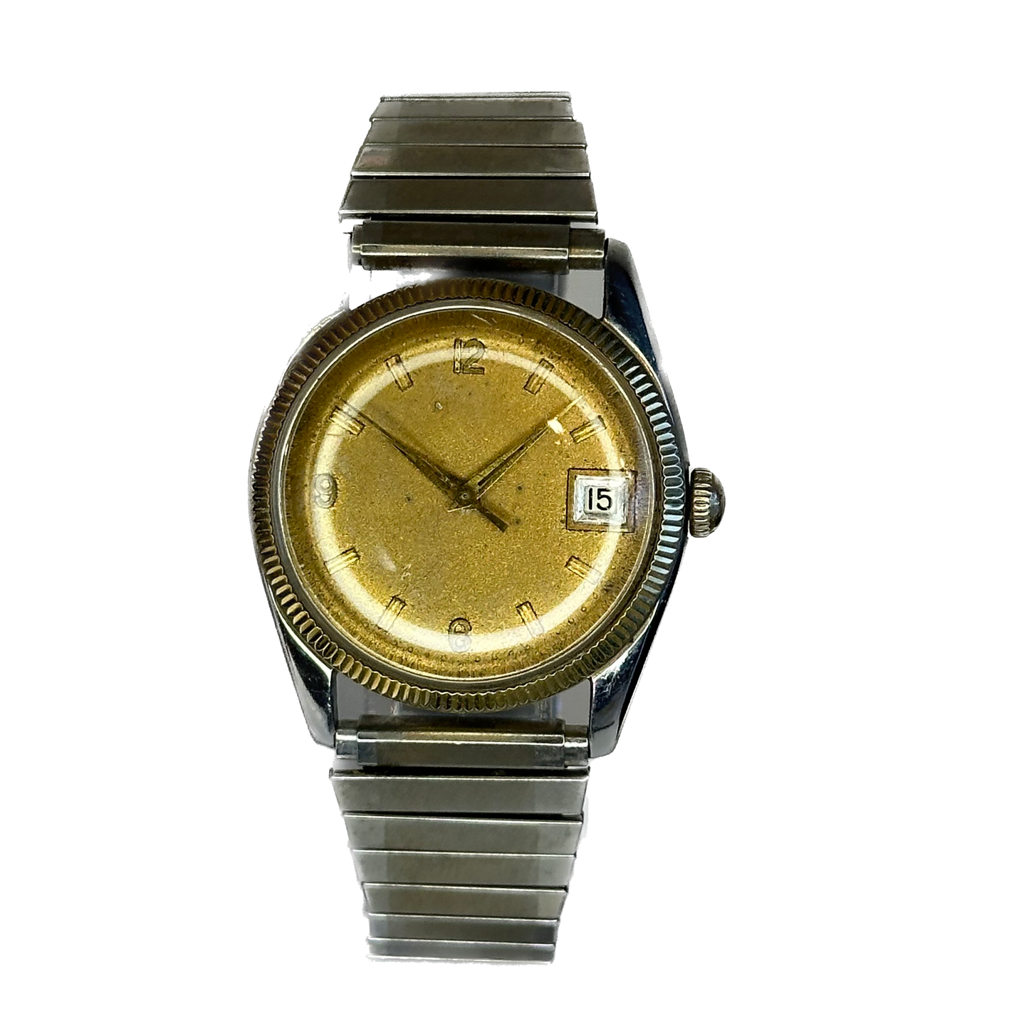 Reloj Elgin AUTOMÁTICO Hombre Año 1962 Referencia 4800 Calibre 792 con bisel estriado