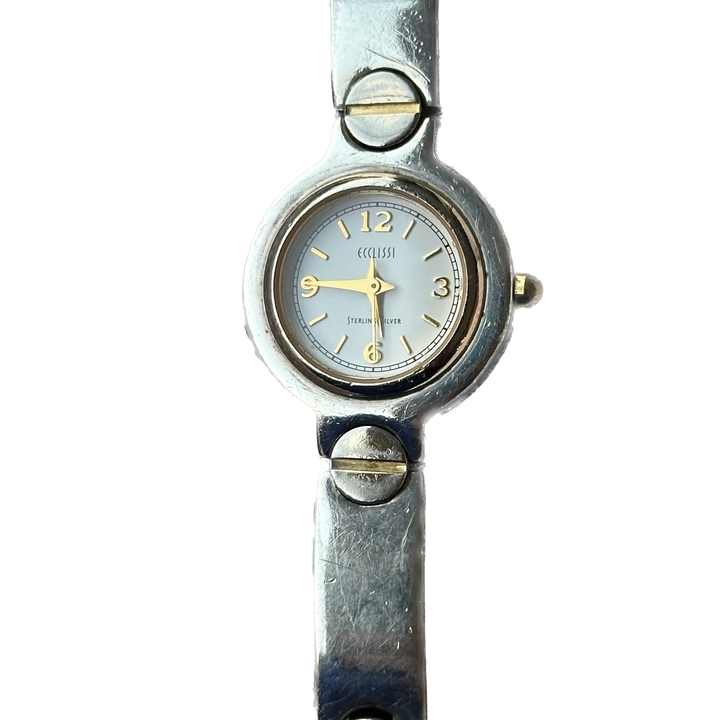 Reloj joya ECCLISSI Mujer Completamente de plata 925 Años 2000s