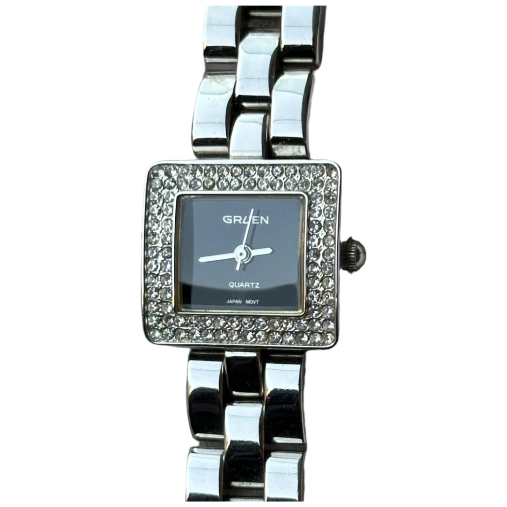 Reloj Gruen Mujer GR7337 Cristales Años 2000 escaso
