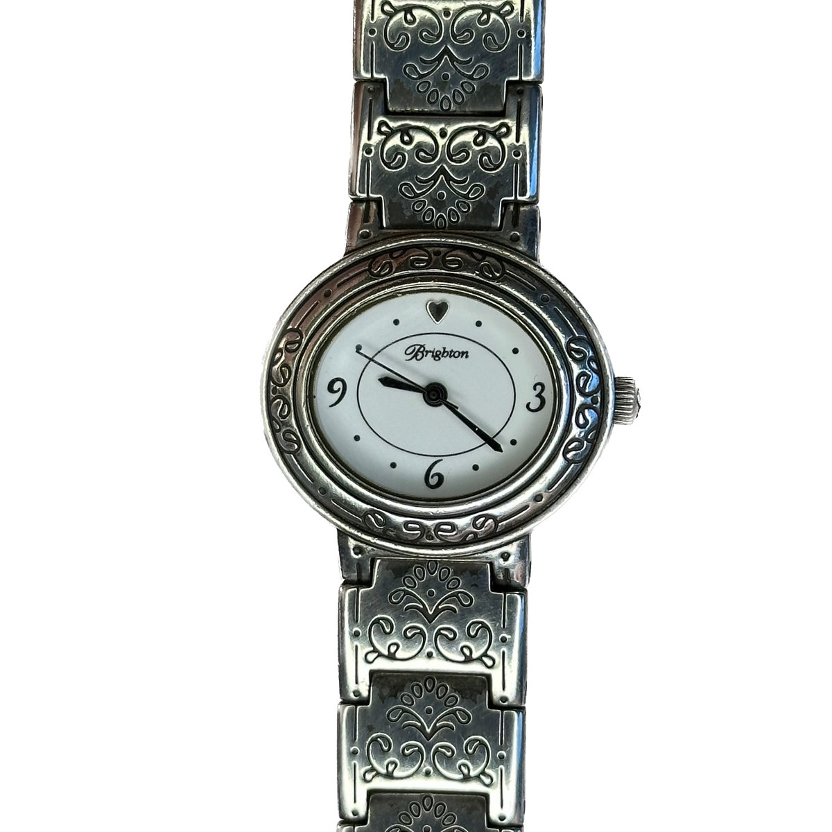 Reloj Joya Brighton Pisa Años 2000 Brazalete Ornamental Grabado Estilo NeoVictoriano ESCASO